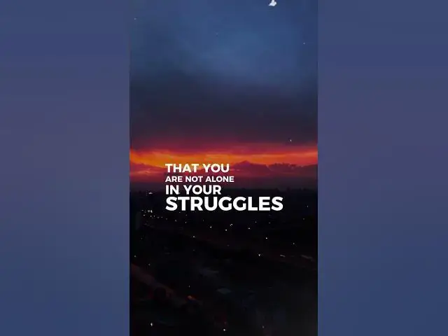 Video thumbnail for You are not alone in your Struggle