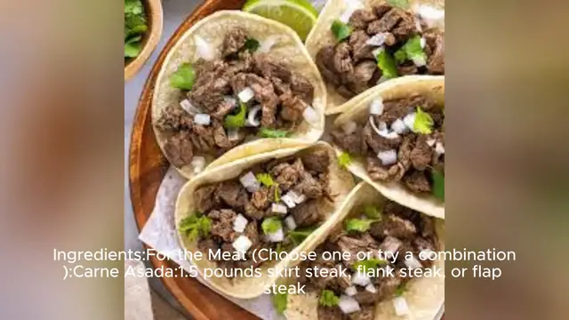 Video thumbnail for street tacos recipe