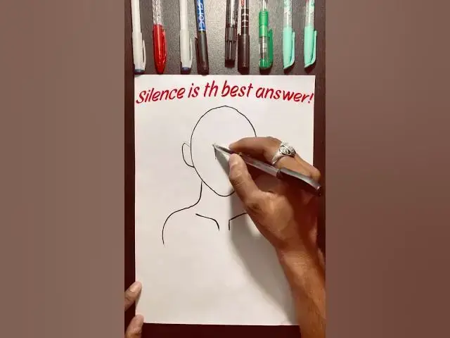 Video thumbnail for silence is the best answer 😁🥺 #viral #viralreels #shortsfeed #art #emotionalstory #emotional