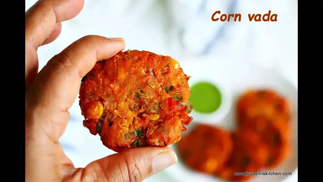 Video thumbnail for Corn vada recipe - Sweet corn vada - Instant corn vada recipe