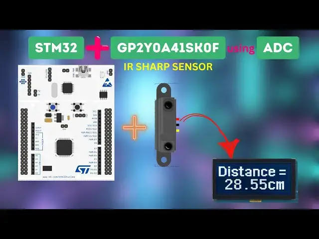 Video thumbnail for Interface IR SHARP sensor with STM32 || GP2Y0A41SK0F || Measure Distance