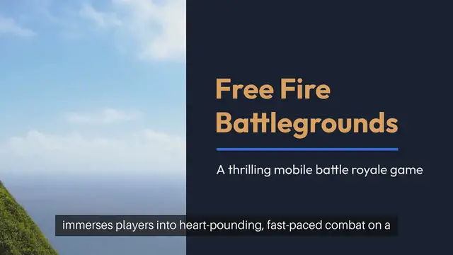Video thumbnail for Free Fire Battlegrounds
