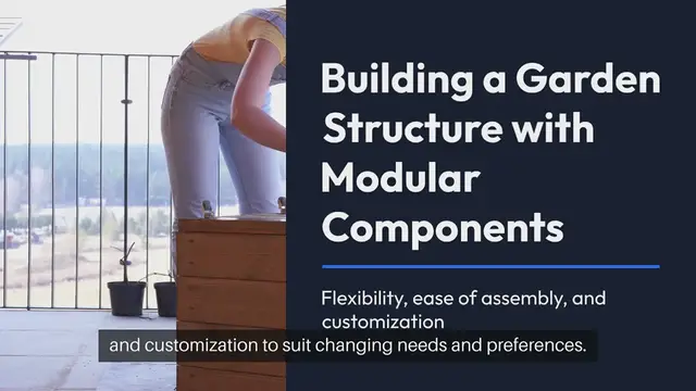 'Video thumbnail for Building a Garden Structure with Modularation'