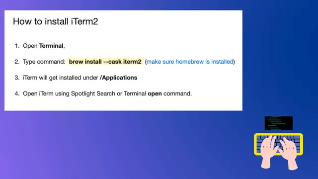 Video thumbnail for How to install iTerm2 Mac Terminal Alternative