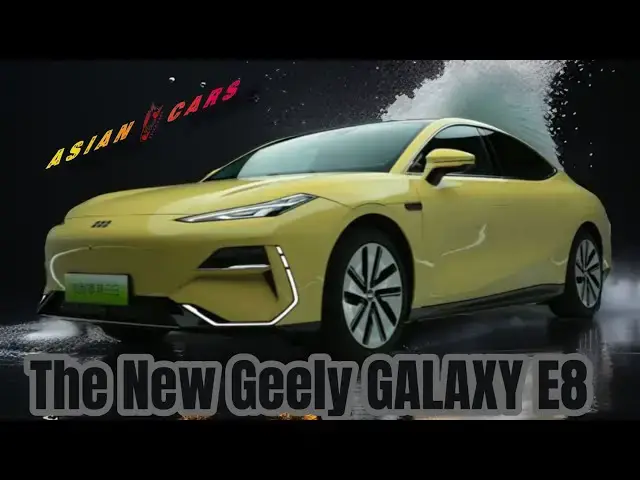 Video thumbnail for The New Geely GALAXY E8 Review - Super ELECTRIC cars -