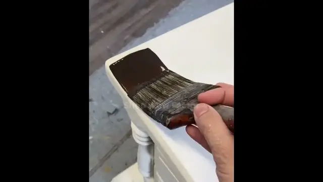 Video thumbnail for 🎨✨ Transform with DIY Woodgrain Magic! ✨🎨 DIY Imitation Woodgrain Paint Applie || #usa #shopping