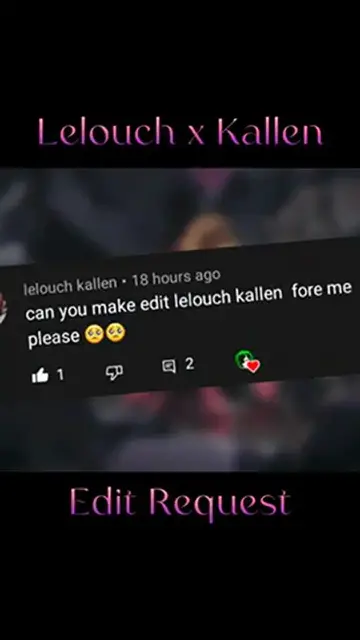 Video thumbnail for Make You Mine __CodeGeass__ __Edit__  [Lelouch×Kallen] _shorts(360P)