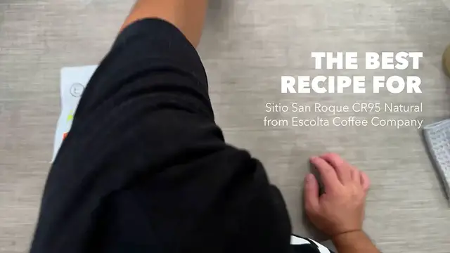 Video thumbnail for Sunday Recipe： Sitio San Roque CR95 Natural from Escolta Coffee Co.