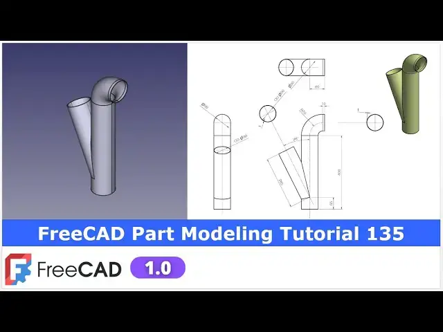 'Video thumbnail for FreeCAD Part Modeling Tutorial 135 | FreeCAD Tutorial | 3D Modeling Tutorial | FreeCAD Community'