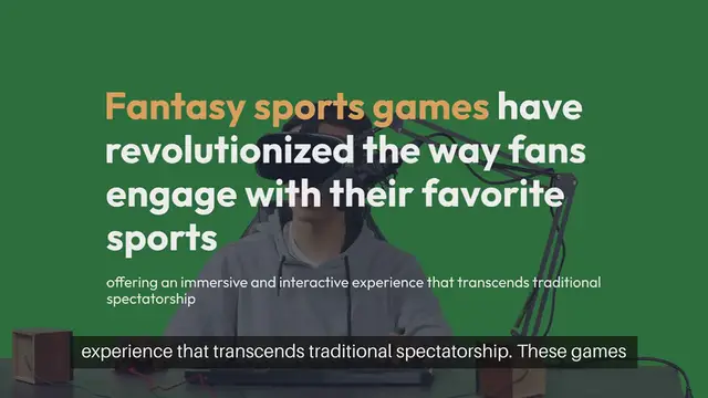 Video thumbnail for Fantasy Sports Games