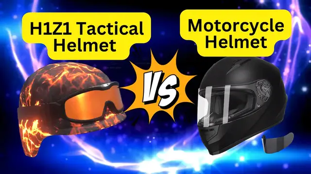 Video thumbnail for H1Z1 Tactical Helmet VS Motorcycle Helmet