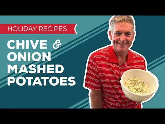 Video thumbnail for Holiday Cooking & Baking Recipes: Chive and Onion Mashed Potatoes Recipe | Thanksgiving Side Dishes