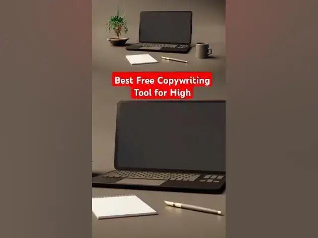 'Video thumbnail for Best Free Copywriting Tool for High'