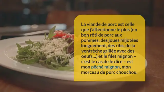 Video thumbnail for Filet mignon sauce moutarde à la crème