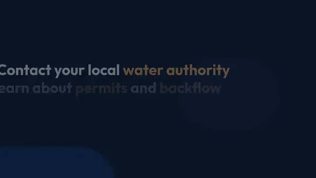 Video thumbnail for Connecting a Sprinkler System to City Water