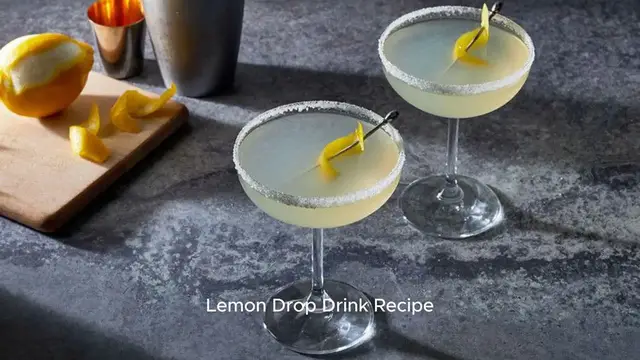 Video thumbnail for lemon drop drink recipe