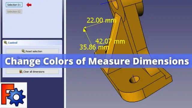 'Video thumbnail for Change Dimension Color in FreeCAD | FreeCAD | FreeCAD Setting | Mechnexus |'