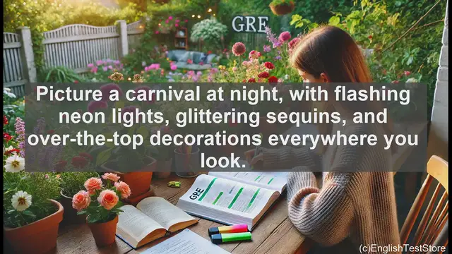Video thumbnail for GRE Vocabulary Lesson: Gaudy - The Flashy Word for Excessive Showiness
