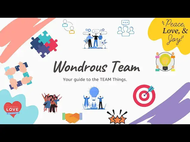 Video thumbnail for Welcome to Wondrous Team
