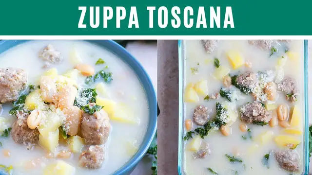 'Video thumbnail for ZUPPA TOSCANA I Italian sausage soup'
