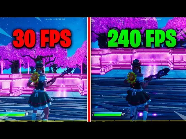 'Video thumbnail for 30FPS vs 240FPS?... Fortnite'