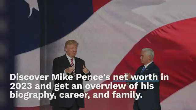 Video thumbnail for Mike Pence Net Worth 2023