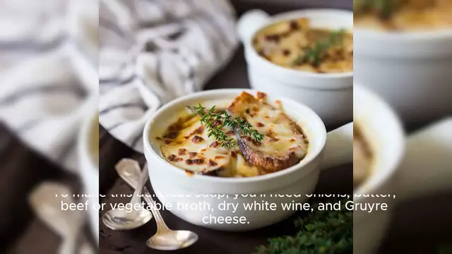 Video thumbnail for French Onion Soup recipe