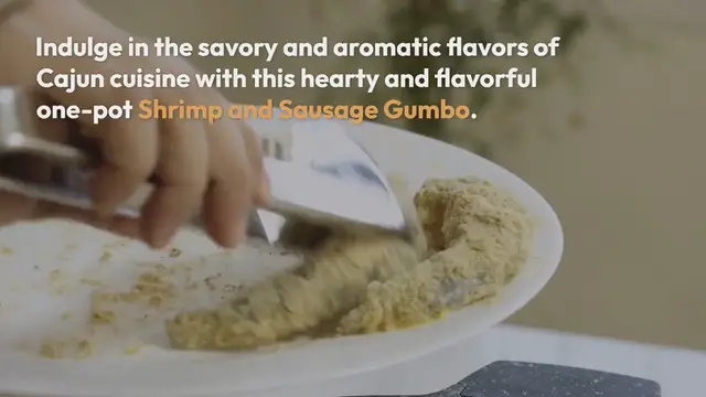 Video thumbnail for Shrimp and Sausage Gumbo