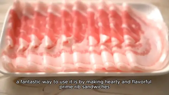 Video thumbnail for leftover prime rib recipe