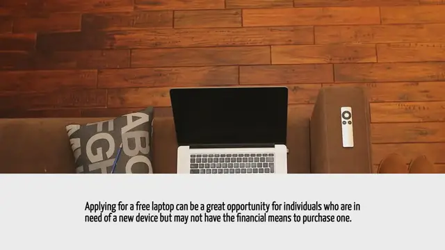 Video thumbnail for How To Apply For A Free Laptop