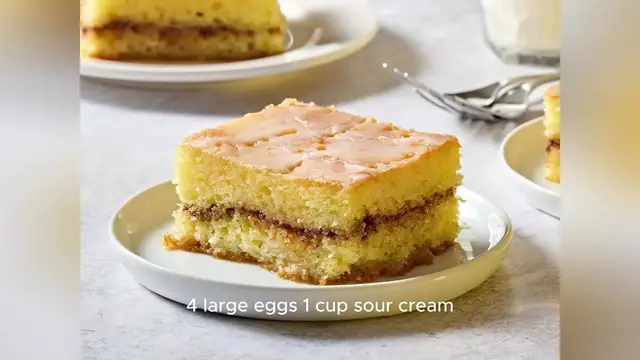 Video thumbnail for honey bun cake recipe