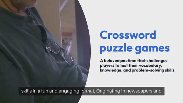 Video thumbnail for Crossword Puzzle Games