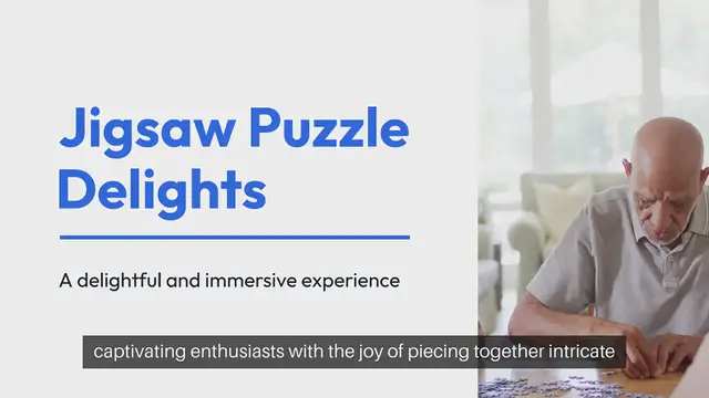 Video thumbnail for Jigsaw Puzzle Delights