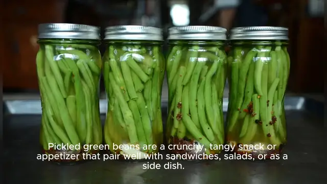 Video thumbnail for pickled green beans recipe