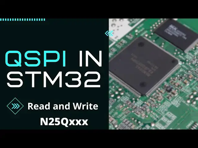 Video thumbnail for QSPI in STM32 || Write and Read || N25Q