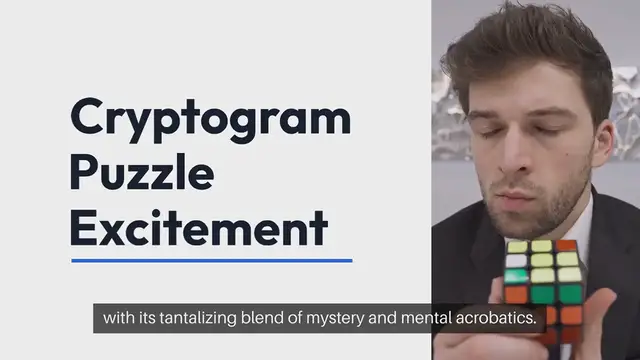 Video thumbnail for Cryptogram Puzzle Game Excitement