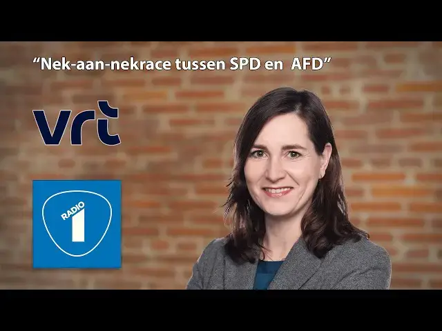 Video thumbnail for 2024-09-22 Ulrike Nagel op VRT Radio1; verkiezingen Brandenburg. "Nek-aan-nekrace tussen SPD en AFD"