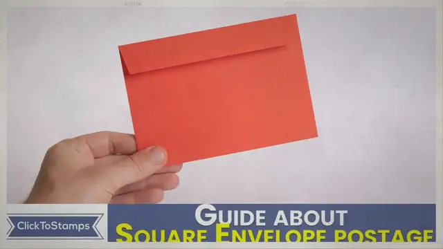 'Video thumbnail for How Much Postage for Square Envelope ?'