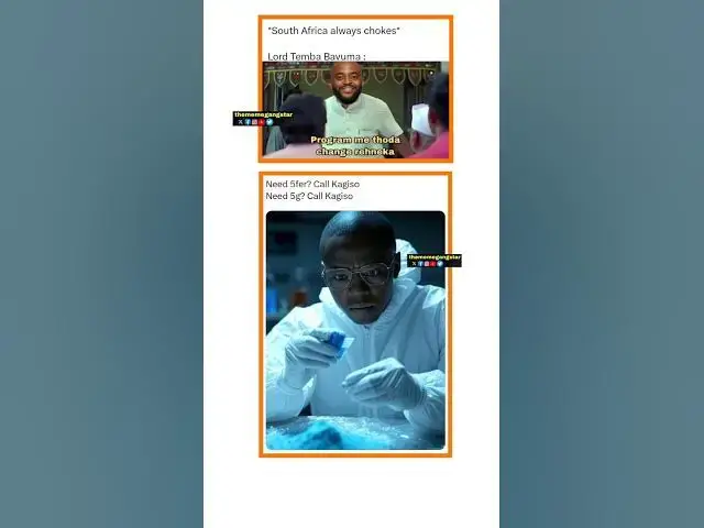 'Video thumbnail for Lord Bavuma 馃槀馃槀馃槀 #trending #funny #memes #shorts #viral #lol #comedy #rabada #bavuma #wtcfinal #icc'