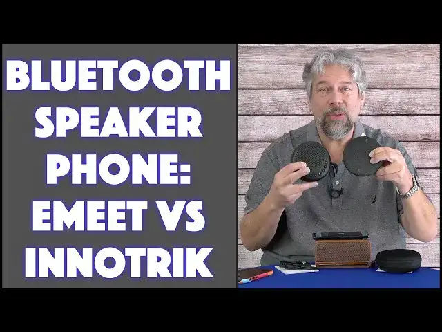 'Video thumbnail for EMEET Luna vs INNOTRIK Studio Bluetooth Speakerphones -- DEMOS &  REVIEW'