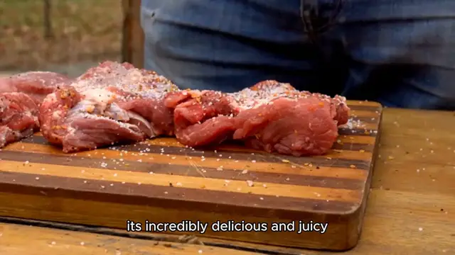 Video thumbnail for bison burger recipe