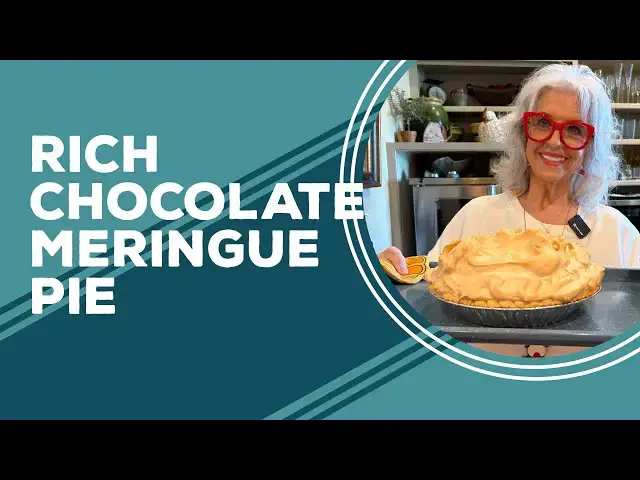Video thumbnail for Love & Best Dishes: Rich Chocolate Meringue Pie Recipe | Old-Fashioned Dessert Ideas