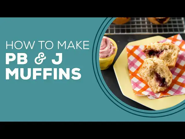 Video thumbnail for Blast from the Past: PB & J Muffins Recipe | Peanut Butter & Jelly Snack Ideas