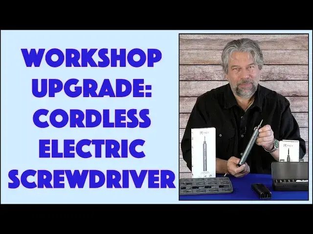 Video thumbnail for PKEY Cordless Electric Screwdriver -- DEMO & REVIEW