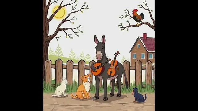 Video thumbnail for The Musicians of Bremen story in English