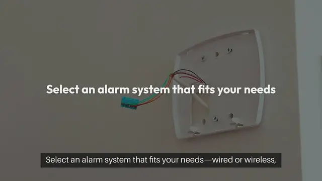 Video thumbnail for How To Install A Home Alarm System