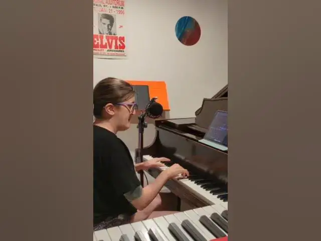 Video thumbnail for Wait till you hear how she plays this classic #piano #talent #unexpected