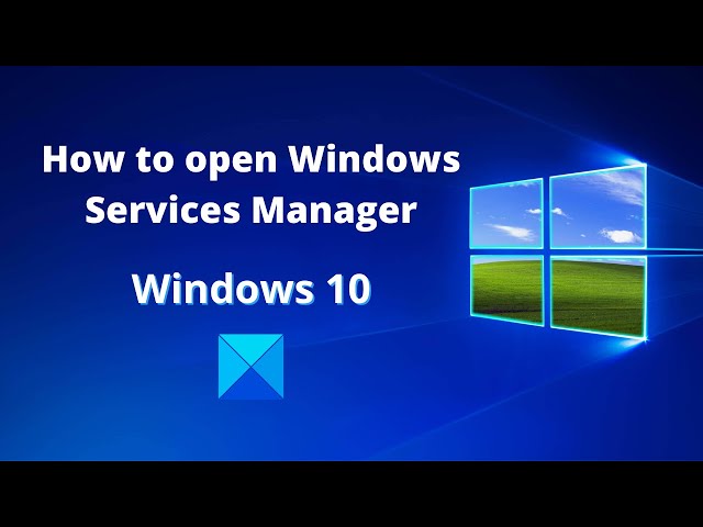 Video thumbnail for How to open and use Windows Services Manager (Services.msc)