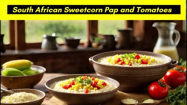 Video thumbnail for South African Sweetcorn Pap and Tomato Relish Recipe