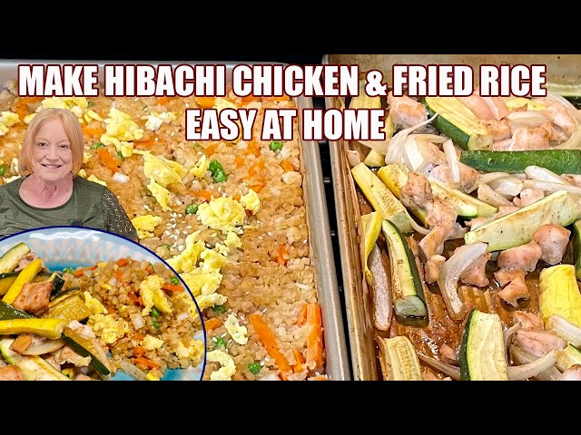 Video thumbnail for SHEET PAN HIBACHI CHICKEN & FRIED RICE Easy Dinner Idea